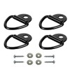 4 x D-Ring Anchor Hooks, Baceyong Floor Mounting Lashing Eyelets