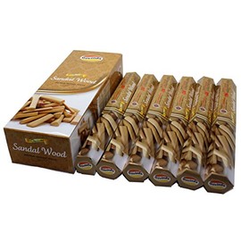 Govinda® Incense - Sandalwood - 120 Incense Sticks, Premium Incense, Masala Coated