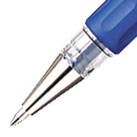 Pentel Hybrid Gel Grip Rollerball Pen 0.6mm Tip 0.3mm Line Blue Ref K116-CE [Pack of 12]
