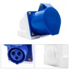 tooloflife 1159820 Caravan Plug 3-Pin 16A/32A 240V Rotary Current Plug