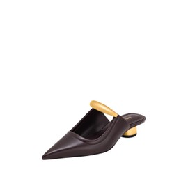 JW PEI Women's Helena Pierced Mules- Claret Red