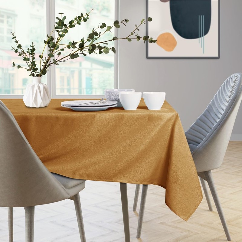 AmeliaHome Tablecloth, Lotus Effect, Water-resistant