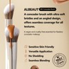 Albeaut Concealer Brush, Angled Brightening Concealer Makeup Brush Under Eye