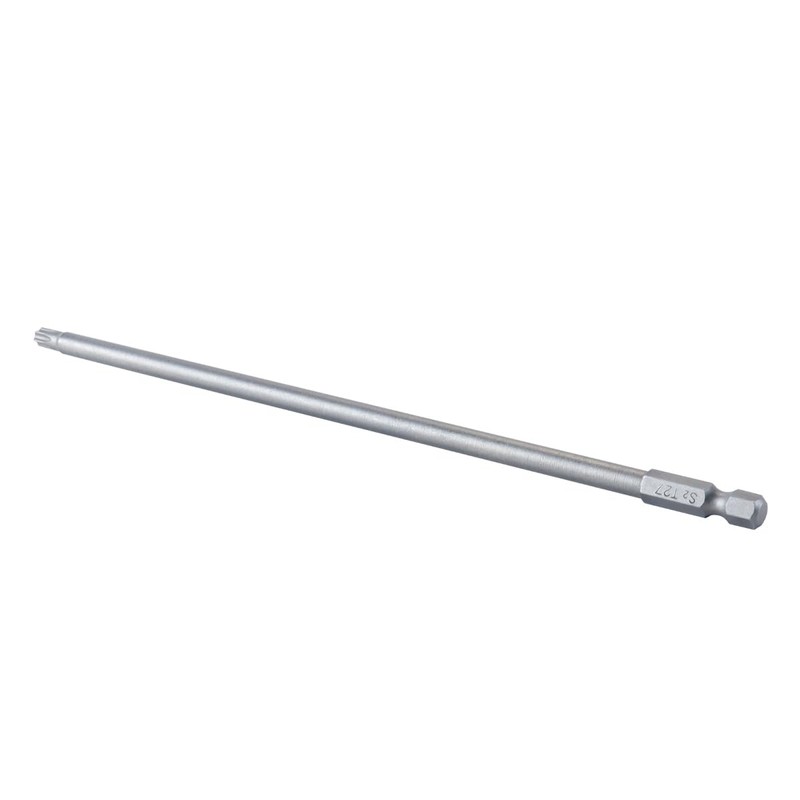 Hoite 11-teiliges 200 Mm Extra Langes Torx-Schraubendreher-Bit-Set, Magnetische Torx-Schraubendreher-Bits, S2-Stahl-Stern-Schraubendreher-Bohrer