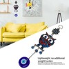 9.3in Blue Evil Eye Owl Pendant Decoration Protection Blessing Lightweight