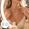 100PCS Rhinestone European Beads, Crystal and Polymer Clay Large Hole