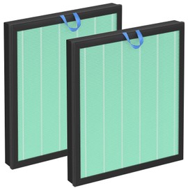 Vital 100S Toxin Absorber Replacement Filter Compatible with LEVOIT Vital 100S Air Puri-fier, 3-in-1 True HEPA, High-Efficiency Activated Carbon Filter, Vital 100S-RF-TX, Green