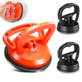 Dent Puller,3 Pcs Car Dent Puller Powerful Car Dent Suction Puller,Dent Remover Tool for Car,Car Dent Repair Kit for Car Dent Repair,Tiles Lifting,Objects Moving (1 Large Orange+2 Small Black)