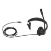 RJ9 Telephone Headset Noise Cancelling Unilateral Corded Business Headphone with