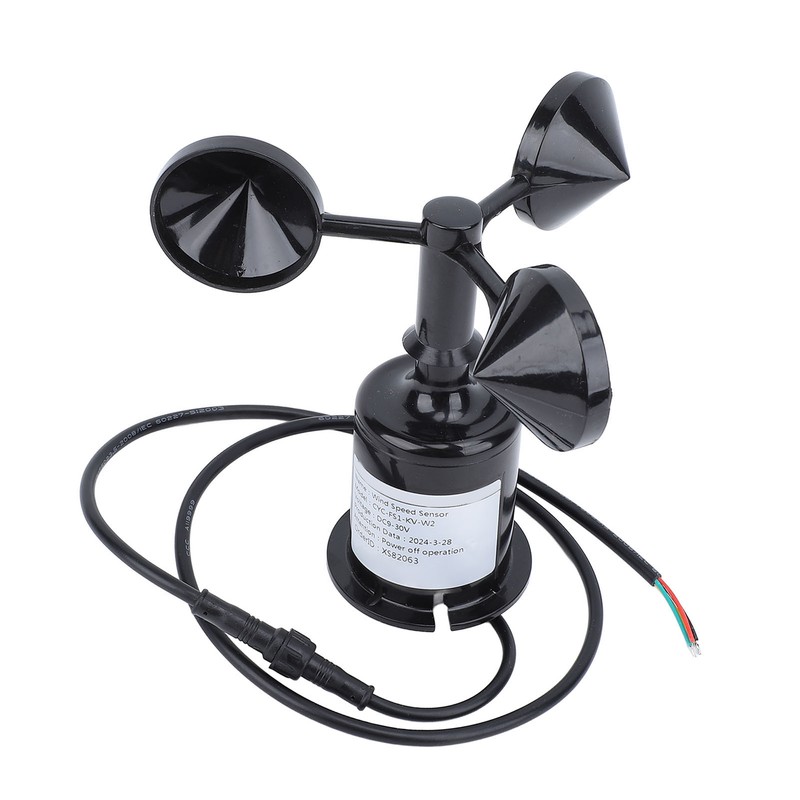 Wind Speed Sensor Professional High Accuracy 3 Cups Wind Speed
