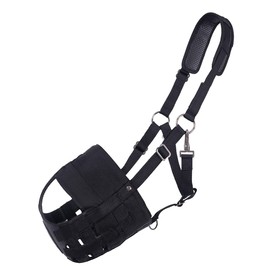 Horse Feeding Brake | To Control the Feeder | Free Access to Water | Easily Adjustable | Comfortable to Wear Grazing Mask with Nostrils - Size Full