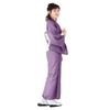 KYOETSU Women's Washable Lined Kimono Awase (Large, Light purple)