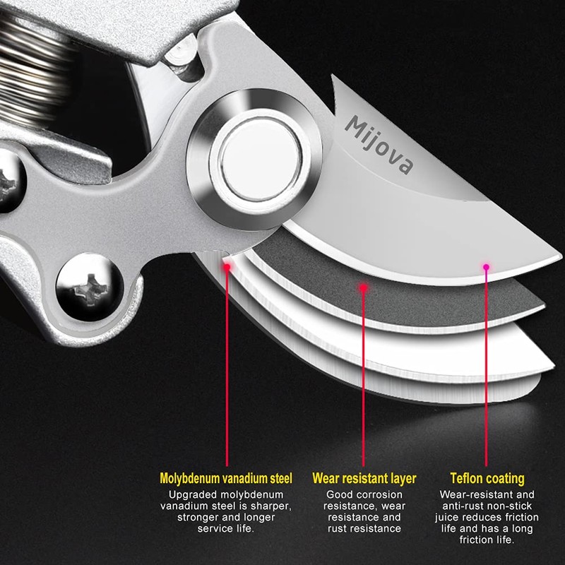 Secateurs, Pruning Shears for Gardening Heavy Duty with Rust Proof