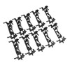 10Pcs Roof Moulding Drip Rail Clip for Lancer EVO 2002-2016