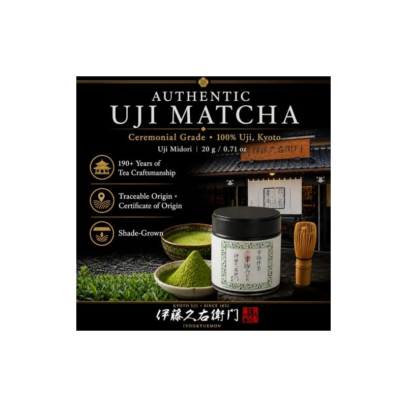 Ceremonial Grade Matcha Green Tea Powder from Kyoto