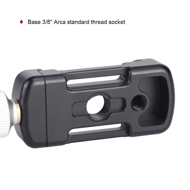 SUNWAYFOTO DDC-26LT QR-Plate+Clamp Combo Compatible with Arca/RRS QR Plate (26mm)