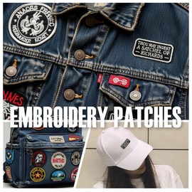 Thou May Ingest a Satchel of Richards Patch Humor Sarcastic Embroidered Patches Iron On Embroidered Patch for Caps, Bags, Backpacks, Hat, Jackets, Uniform DIY PVC Gifts for Her Him 3 Inches