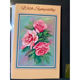 Unbranded Sympathy Condolences Greeting Card Friends’ Love Surrounds You