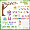 Pajean 112 Pcs Christian Spring Bulletin Board Decorations Classroom Religious