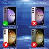 CWQZGUF Screen Protector Compatible with Galaxy S23 FE 5G, [4+4