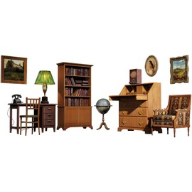 Mini Art 550035644 MiniArt 35644 1:35 Office Furniture/Furnishings Faithful Replica Model Building Plastic Kit, Crafts, Hobby, Gluing, Model Kit, Assembly, Unpainted