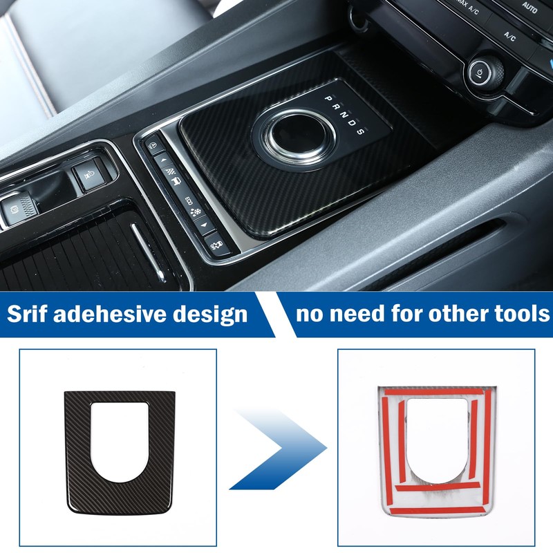 DIYUCAR Carbon Fiber Style for Jag XE F-Pace X761 Car