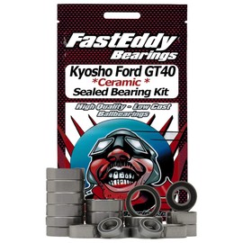 FastEddy Bearings Compatible with Kyosho Ford GT40 Ceramic Rubber Sealed Bearing Kit