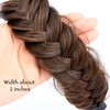 Gledola Wide Messy Braided Headband with Teeth Synthetic Hair Braided