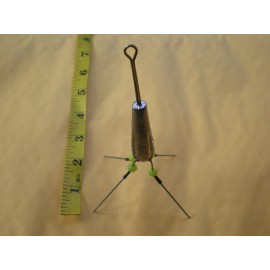 HOME MADE 12 PCS. SPUTNIK STYLE SINKER, SURF WEIGHT, MUD WEIGHT, CLAW SINKER 2-1/2 OZ.