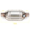 FOMIUZY 2.25 Inch 2.25" Inlet/Outlet Catalytic Converter Universal High Flow