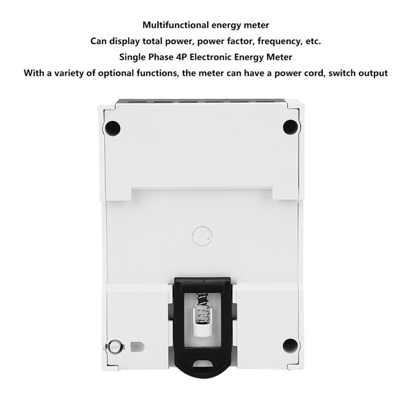 DDS6619-015 Single Phase Energy Meter 4P Multi Function LCD Display