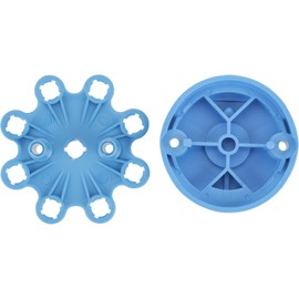 8-Cylinder Male Distributor Cap and Rotor Kit, Universal Fit for TSP Pro Series Distributors, High-Strength Dielectric Material, Clamp-On Cap, Includes Rotor and Wire Retainer, Blue