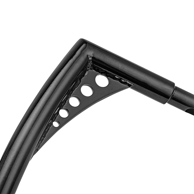 WSays Gloss Black 10" Rise Ape Hangers Handlebar 1-1/4" Diameter