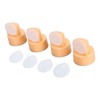 12pcs Spare Valves Membranes Silicone Spillage Prevention Accessory Pump Replacement