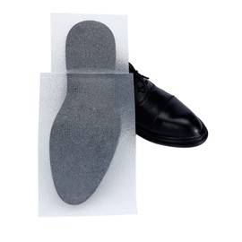 8 Pieces Clear Sole Anti Slip Protector Self-Stick Pads Shoe Bottom Cover Removable Shoe Bottoms Slip for Heels, Men Shoes