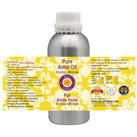 Deve Herbes Pure Amla Oil (Emblica officinalis) Cold Pressed 300ml (10 oz)