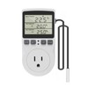 KETOTEK Digital Thermostat Outlet Plug Temperature Controller Outlet Socket 120V