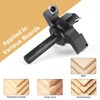 CNC Spoilboard Surfacing Router Bit, 1/2" Shank 3" Cutting Diameter,