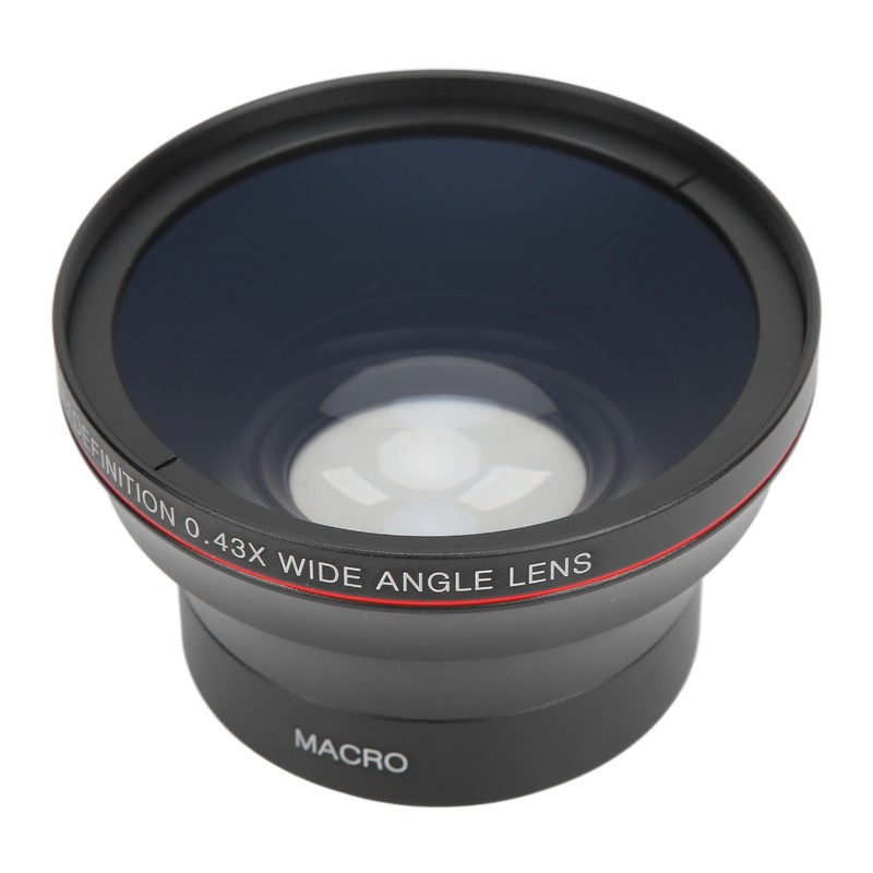 58mm 0.43X Wide Angle Lens Optical Glass Camera Lens with