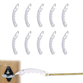 10 Pack Plastic Electric Fence Gate Handle, Insulated Plastic Hook, Suitable for Building Electric Fences