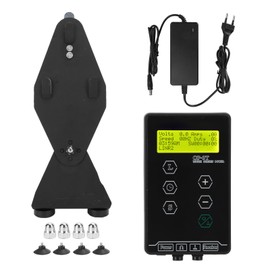 MultiFunctional Tattoo Power Supply Dual Model LCD Display Mini Tattoo Machine Power Supply Black