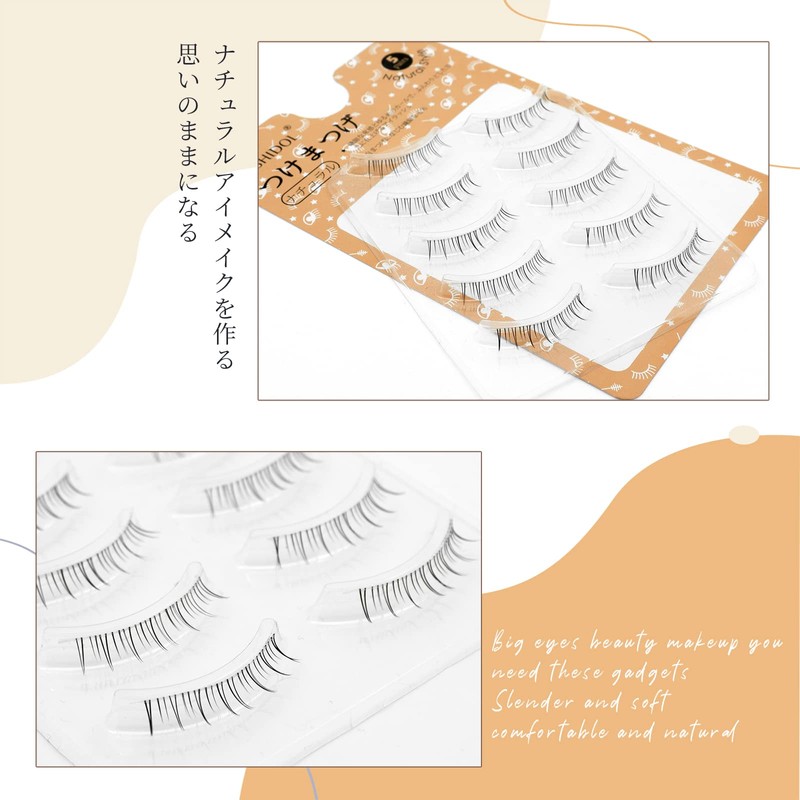 LASHIDOL False Eyelashes, Natural Eyelashes, Lower Eyelashes, False Eyelashes, Thin