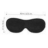 BIUDECO Portable Blackout Eye Mask for Travel Contoured Sleep Mask
