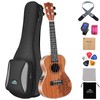 EASTROCK Concert Ukelele Sapele Beginner Electric Built-in Equalizer Ukulele 23