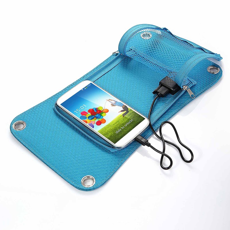 Multi function Outdoor Backpack with 6.5W Solar Panel & 2L