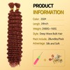 LPARMJIT Deep Wave Bulk hair for Braiding 18 inch 2