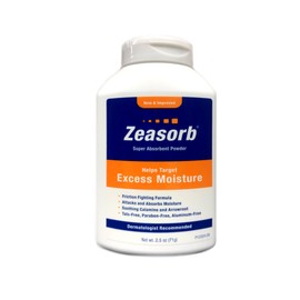 Zeasorb Prevention Super Absorbent Powder, Foot Care, 2.5-Ounce Bottles (Pack of 2)