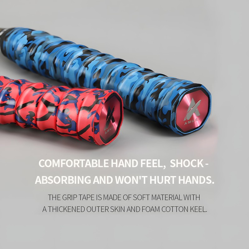 SPP Camouflage Racket OverGrips Tape – Anti-Slip, Super Absorbent Overgrip