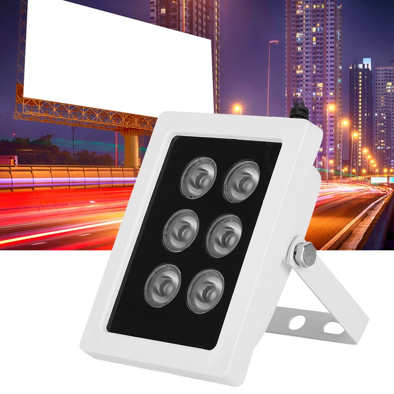 DC12V 6W Infrared Fill Light 6 Lamps IR Illuminators IP66