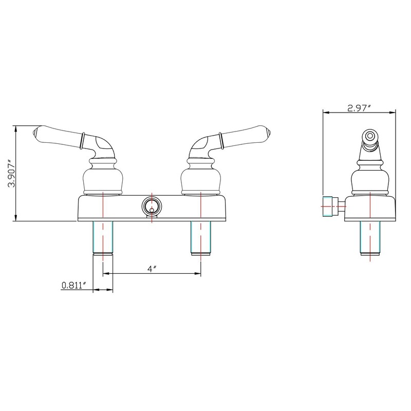 Dura Faucet (DF-SA100C-ORB) RV Shower Faucet Valve Diverter with Classical